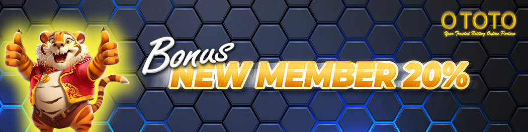 BONUS NEW MEMBER 20%